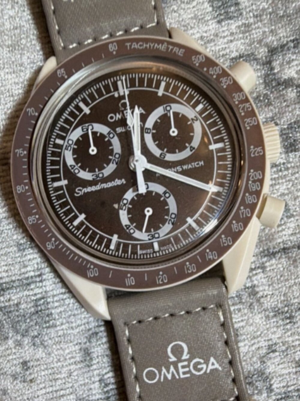 OMEGA x Swatch MoonSwatch Mission on Earth Desert Bioceramic Quartz Chrono